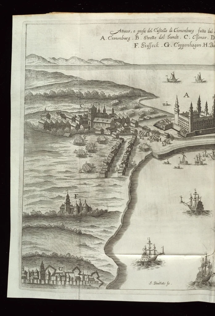 An illustration from Historia di Leopoldo Cesare : continente le cose più memorabili successe in Europa, dal 1656 sino al 1670, 1670, leaf 561