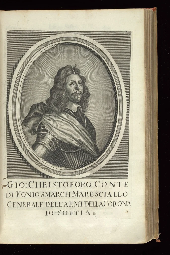 An illustration from Historia di Leopoldo Cesare : continente le cose più memorabili successe in Europa, dal 1656 sino al 1670, 1670, leaf 860