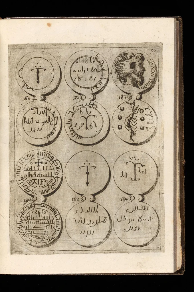 An illustration from Museo de las medallas desconocidas españolas, 1645, leaf 112