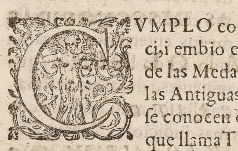 An illustration from Museo de las medallas desconocidas españolas, 1645, leaf 181