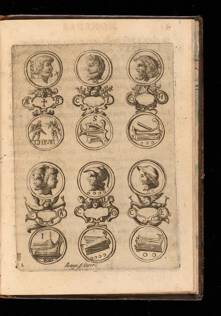 An illustration from Tratado de la moneda Iaquesa, y de otras de oro, y plata del reyno de Aragon, 1681, leaf 104