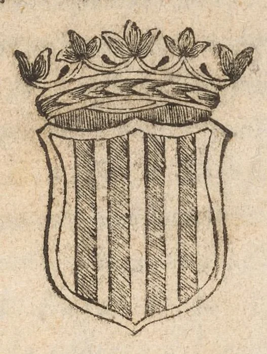 An illustration from Tratado de la moneda Iaquesa, y de otras de oro, y plata del reyno de Aragon, 1681, leaf 4
