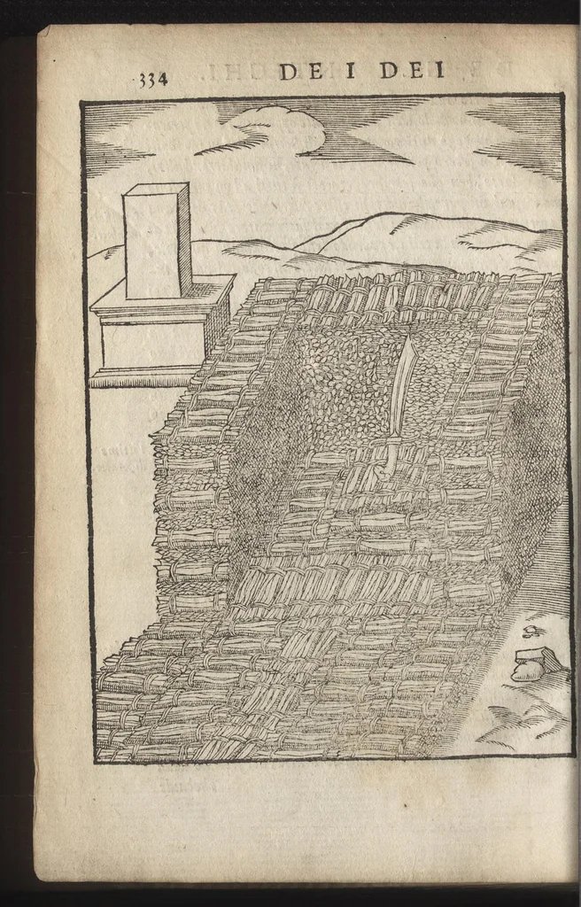 An illustration from Le imagini de i dei de gli antichi : nelle qvali si contengono gl'idoli, riti, ceremonie, & altre cose appartenenti alla religione de gli antichi, con la loro espositione & con bellissime & accomodate figure nouamente ristampate et con esserui citati i luoci de gli autori stessi di donde molte cose sono cauate con molta diligenza riuiste e ricorrette, 1581, leaf 397
