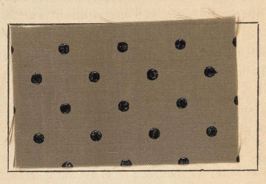 An illustration from Méthode pratique d'impression des tissus en couleurs : mates, dorées, argentées, bronzées, veloutées et perlées : applicable aus étoffes reteintes, aux tissus en pièces, aus rubans, aux peaux, toiles cirées, moleskines, aux papiers de fantaisie, à la chapellerie, aux cachets et marques de fabrique, etc, 1873, leaf 45