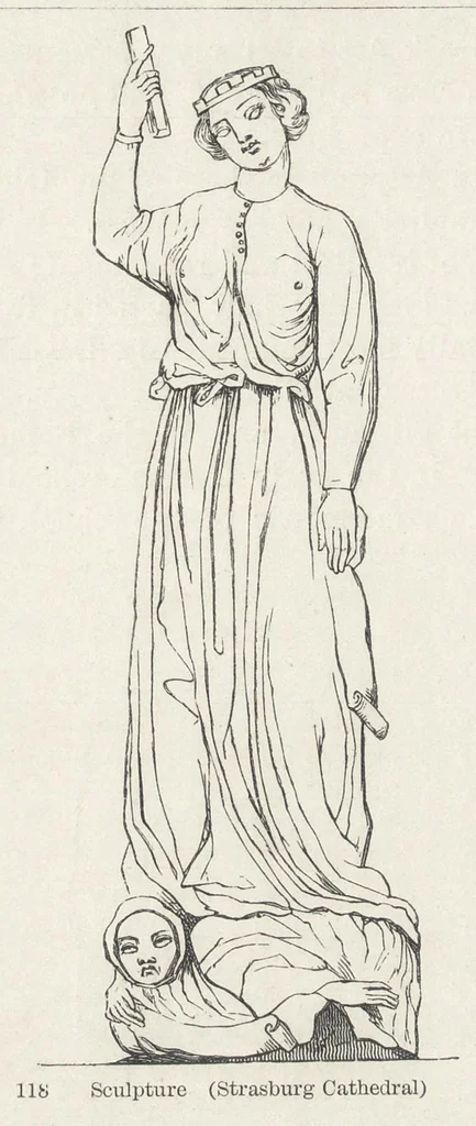 An illustration from Sacred and legendary art, 1870, leaf 109