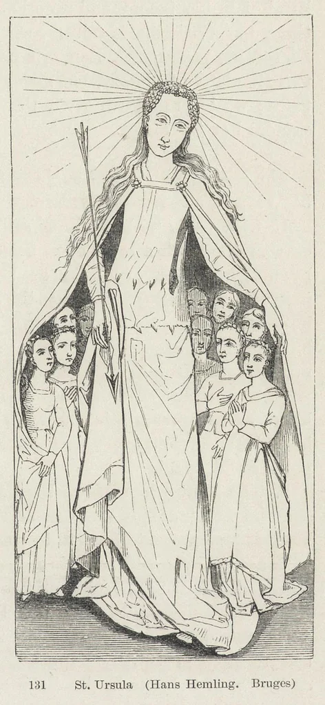 An illustration from Sacred and legendary art, 1870, leaf 144