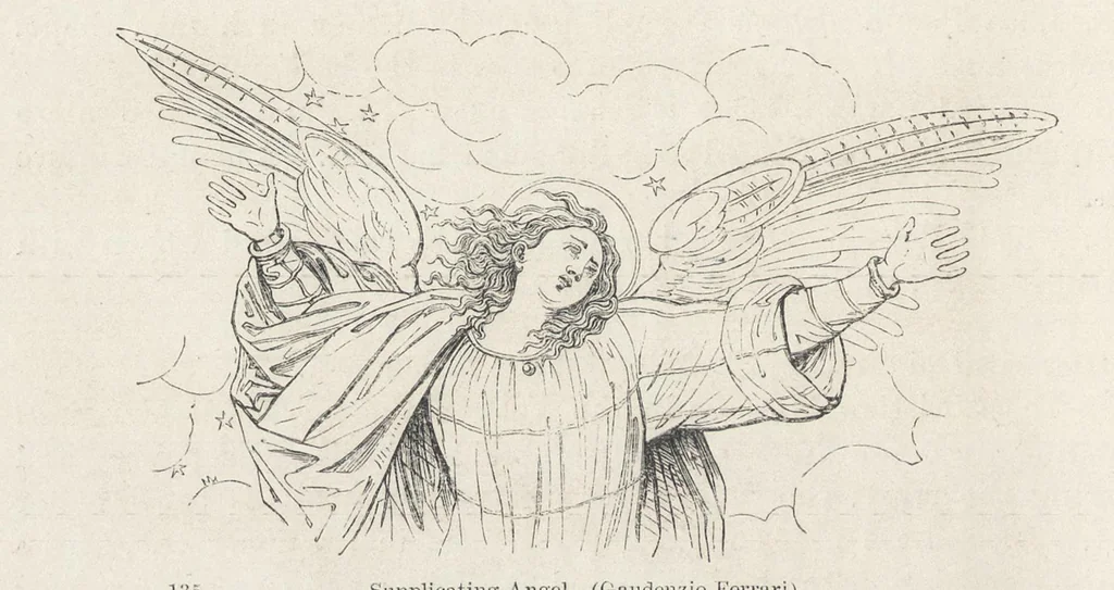 An illustration from Sacred and legendary art, 1870, leaf 155