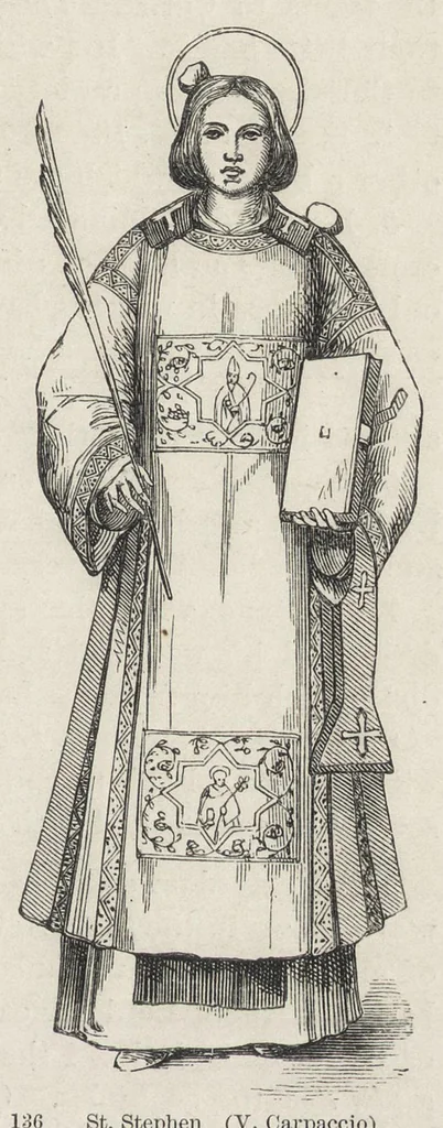 An illustration from Sacred and legendary art, 1870, leaf 168