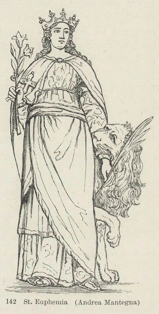 An illustration from Sacred and legendary art, 1870, leaf 198