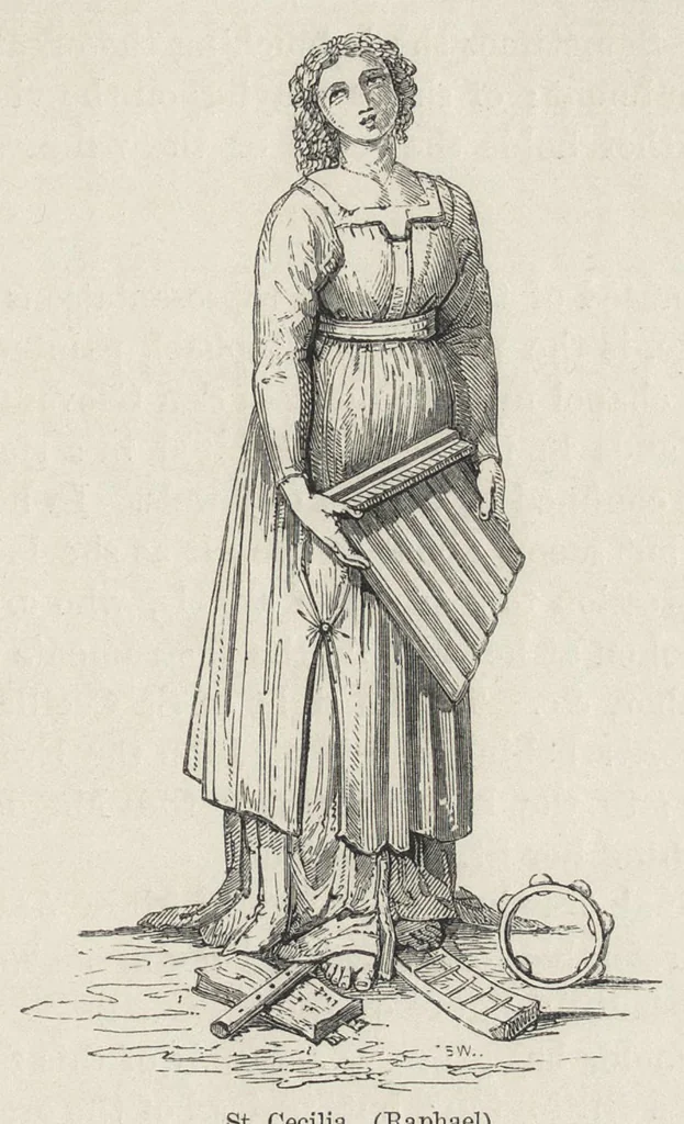 An illustration from Sacred and legendary art, 1870, leaf 226