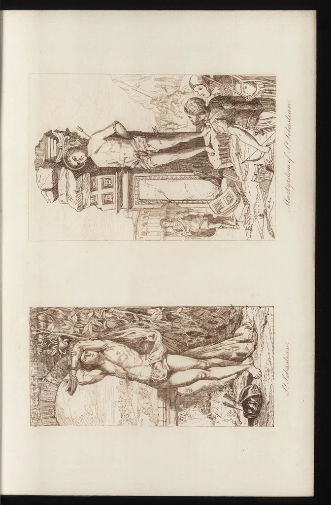 An illustration from Sacred and legendary art, 1870, leaf 40