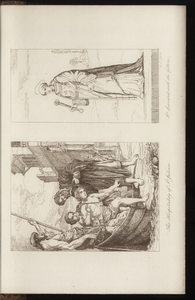 An illustration from Sacred and legendary art, 1870, leaf 408