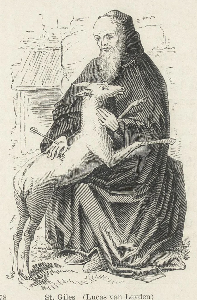 An illustration from Sacred and legendary art, 1870, leaf 417