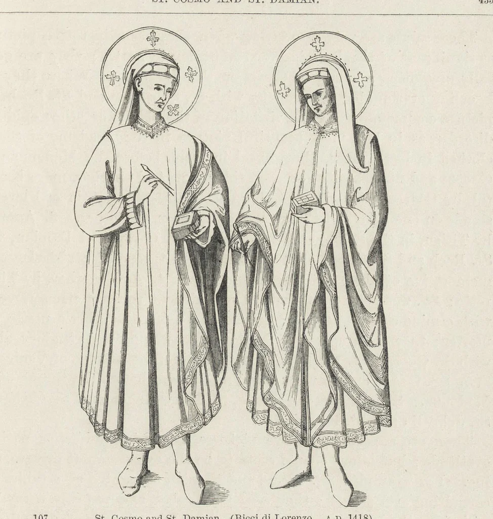 An illustration from Sacred and legendary art, 1870, leaf 64