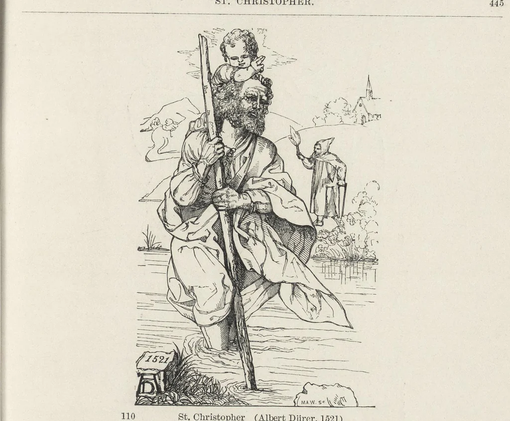 An illustration from Sacred and legendary art, 1870, leaf 74