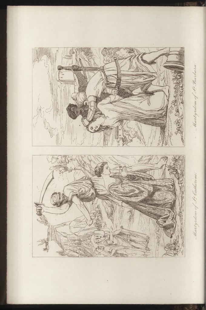 An illustration from Sacred and legendary art, 1870, leaf 97