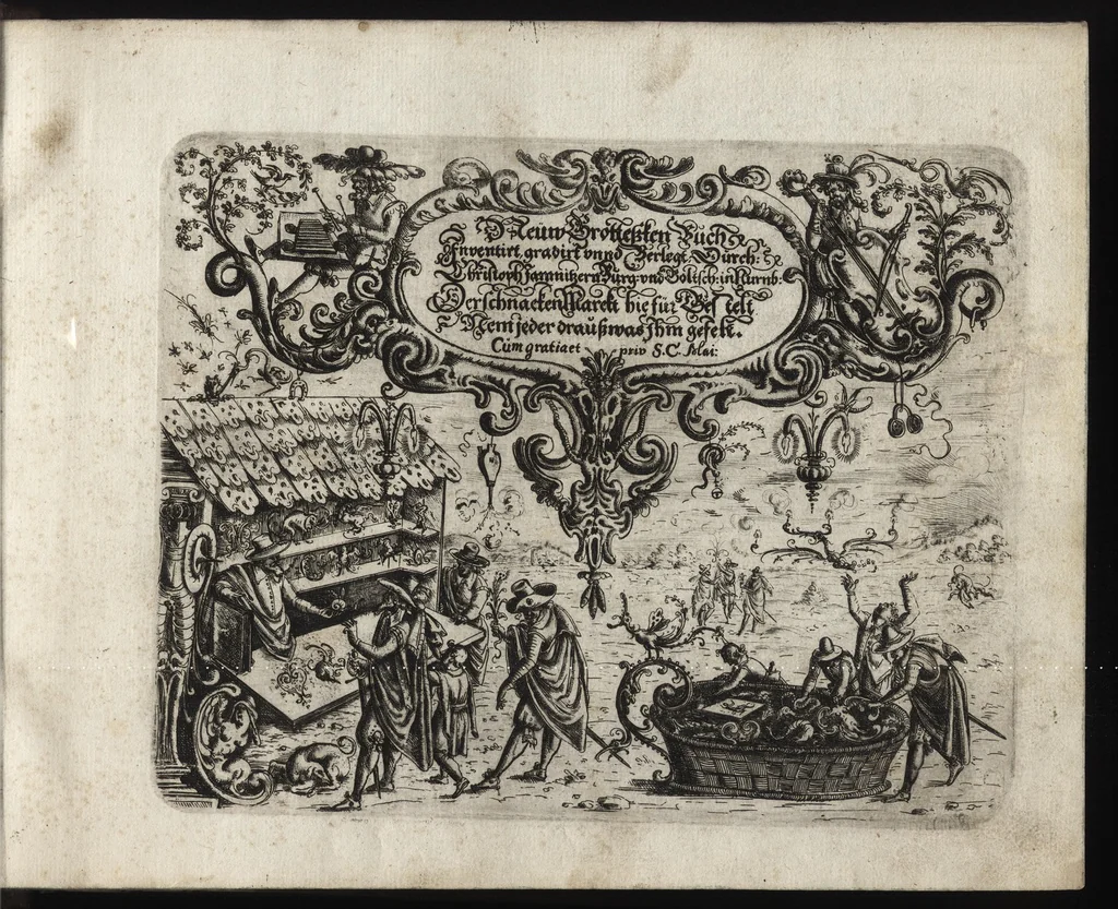 An illustration from Neuw GrottesskenBuch, 1610, leaf 100