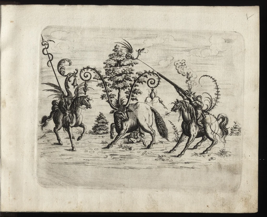 An illustration from Neuw GrottesskenBuch, 1610, leaf 140
