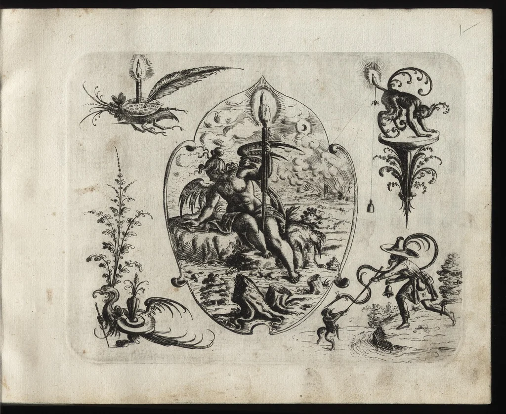 An illustration from Neuw GrottesskenBuch, 1610, leaf 30