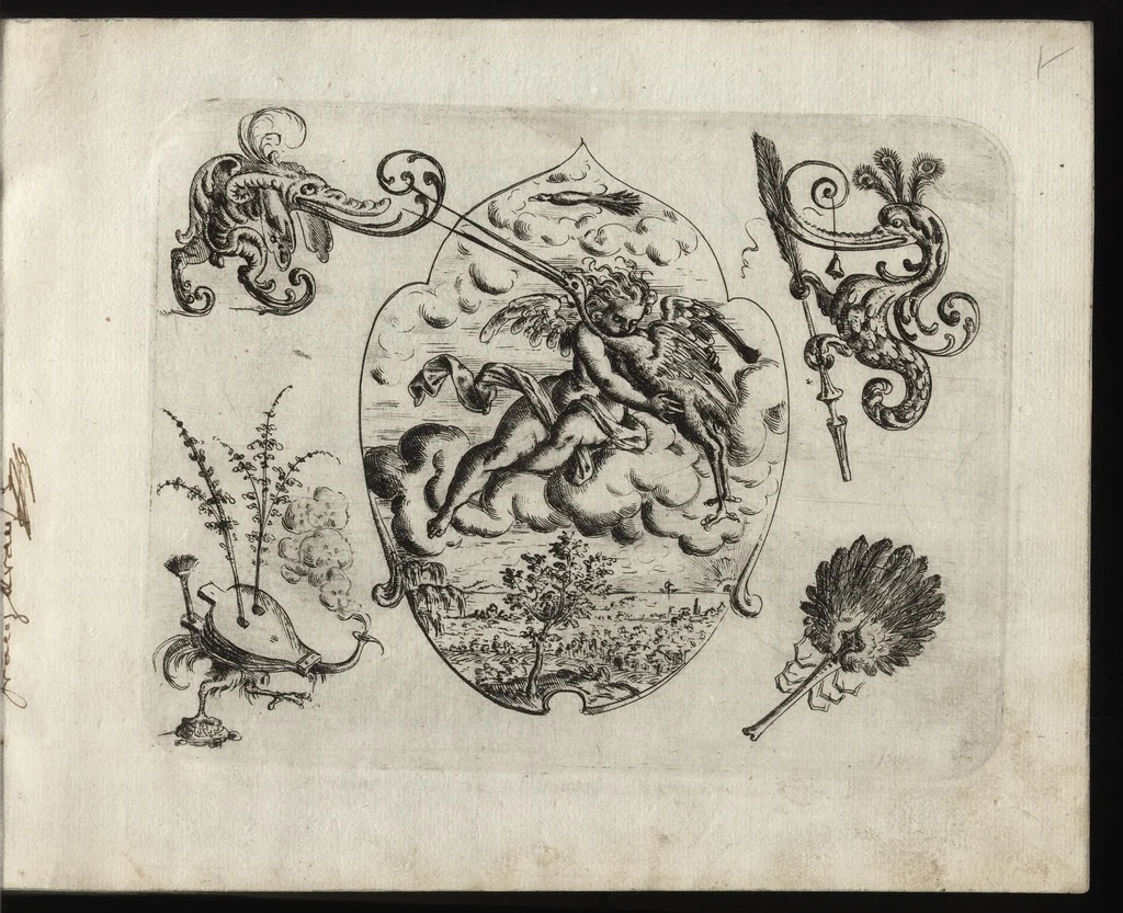 An illustration from Neuw GrottesskenBuch, 1610, leaf 34
