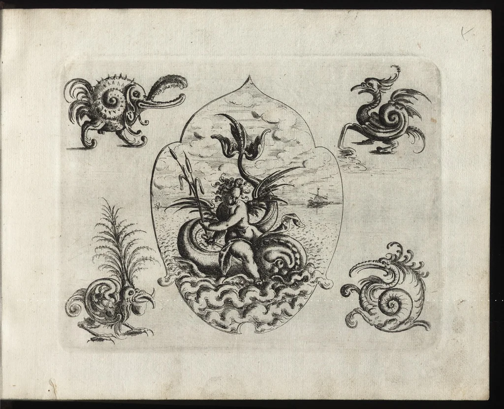 An illustration from Neuw GrottesskenBuch, 1610, leaf 84