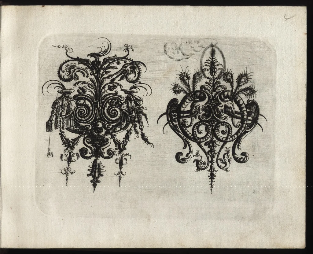An illustration from Neuw GrottesskenBuch, 1610, leaf 86
