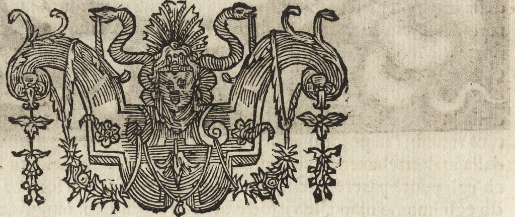 An illustration from Le vite de i dodeci visconti che signoreggiarono Milano, 1645, leaf 87