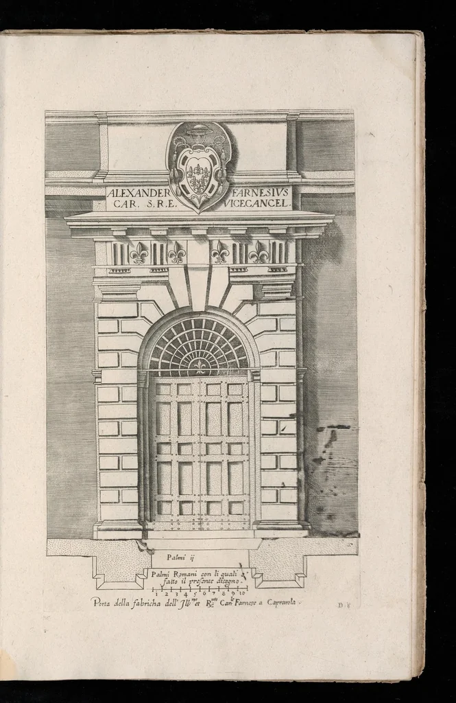 An illustration from Li cinque ordini di architettura et agiuntade, 1648, leaf 66