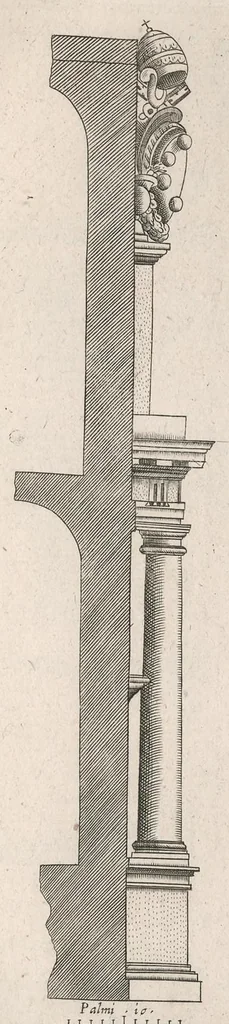 An illustration from Li cinque ordini di architettura et agiuntade, 1648, leaf 68