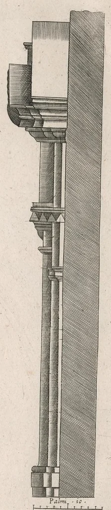 An illustration from Li cinque ordini di architettura et agiuntade, 1648, leaf 68
