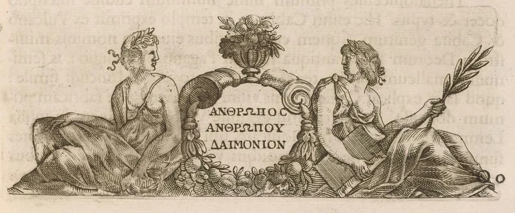 An illustration from Imperatorum romanorum numismata ex aere mediae et minimae formae : descripta & enarrata, 1671, leaf 346