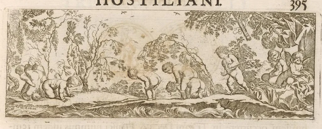 An illustration from Imperatorum romanorum numismata ex aere mediae et minimae formae : descripta & enarrata, 1671, leaf 452