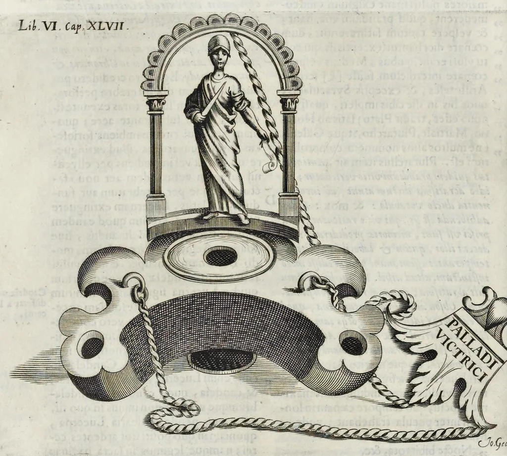 An illustration from De lucernis antiquorum reconditis libb. sex : in quibus earum recens inuentarum adhuc ardentium obseruationes multae primum afferuntur ... : explicatis diligenter abditissimis quaestionibus de ignium causis, origine, varietate, duratione, motu, & extinctu, de antiperistasi, fumo, cinere, lentore, mistis incombustibilibus, brutorum funeribus, & alijs naturae arcanis ..., 1652, leaf 449