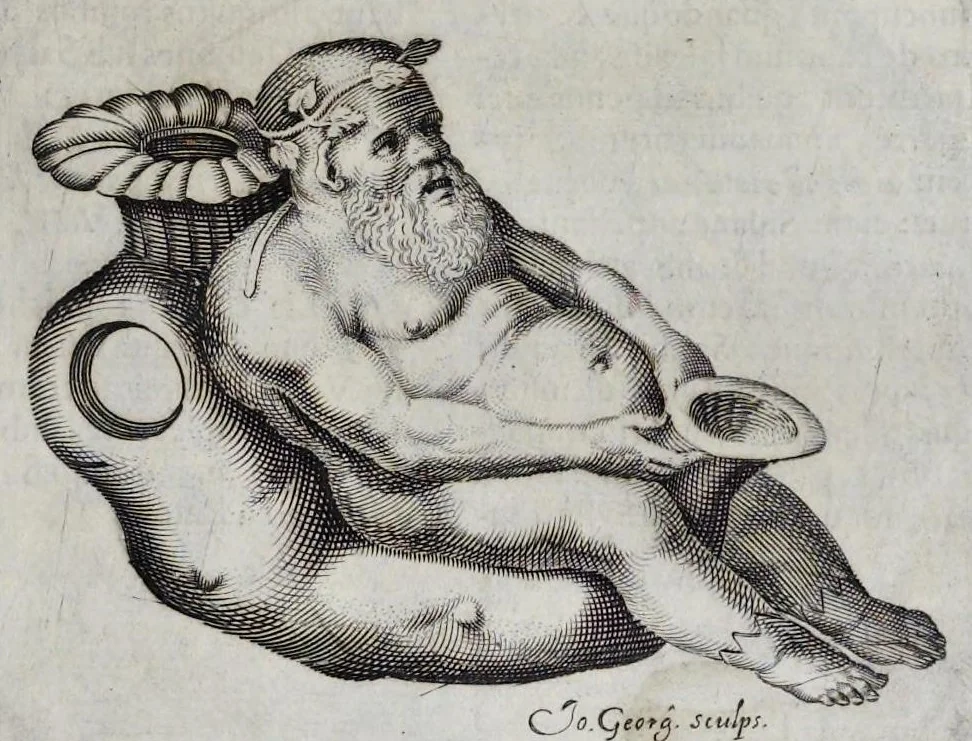 An illustration from De lucernis antiquorum reconditis libb. sex : in quibus earum recens inuentarum adhuc ardentium obseruationes multae primum afferuntur ... : explicatis diligenter abditissimis quaestionibus de ignium causis, origine, varietate, duratione, motu, & extinctu, de antiperistasi, fumo, cinere, lentore, mistis incombustibilibus, brutorum funeribus, & alijs naturae arcanis ..., 1652, leaf 466