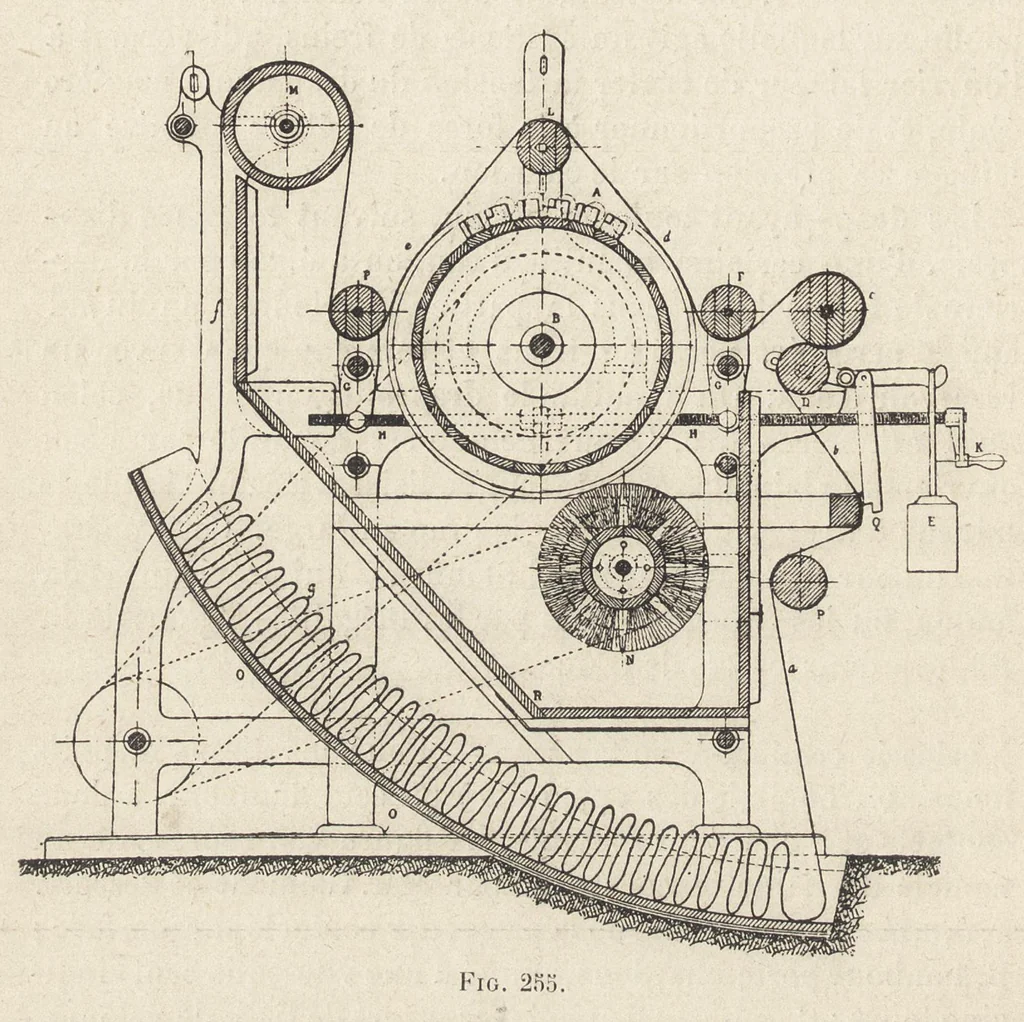 An illustration from Industries textiles : blanchiment et apprêts : teinture et impression : matières colorantes, 1895, leaf 461