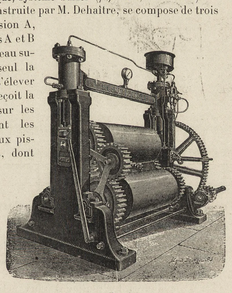 An illustration from Industries textiles : blanchiment et apprêts : teinture et impression : matières colorantes, 1895, leaf 544