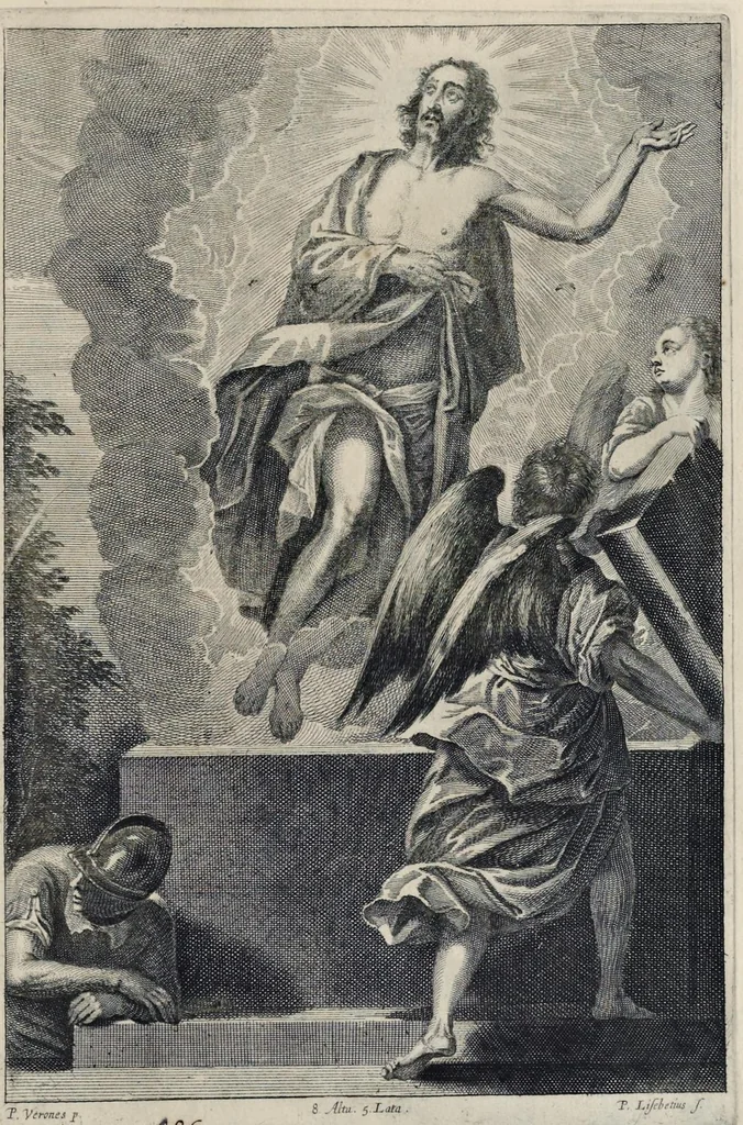 An illustration from Davidis Teniers Antuerpiensis, pictoris, et a cubiculis ser.mis principibus Leopoldo Guil. archiduci et Ioanni Austriaco, Theatrum pictorium : in quo exhibentur ipsius manu delineatae, eiusque curâ in aes incisae picturae archetipae italicae, quas ipse ser.mus archidux in pinacothecam suam Bruxellis collegit, 1660, leaf 240