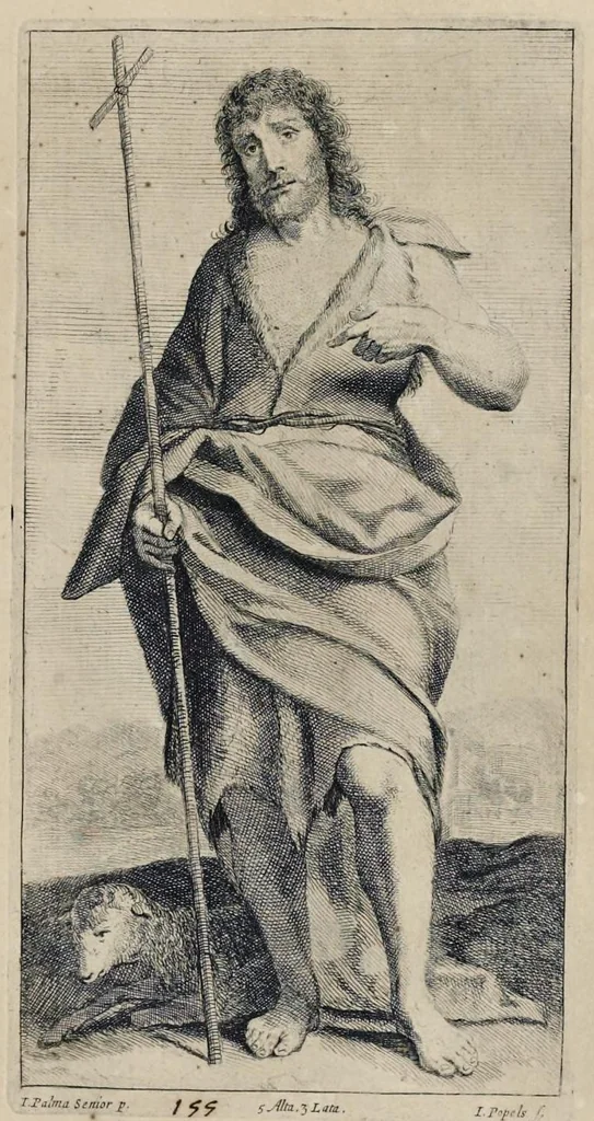 An illustration from Davidis Teniers Antuerpiensis, pictoris, et a cubiculis ser.mis principibus Leopoldo Guil. archiduci et Ioanni Austriaco, Theatrum pictorium : in quo exhibentur ipsius manu delineatae, eiusque curâ in aes incisae picturae archetipae italicae, quas ipse ser.mus archidux in pinacothecam suam Bruxellis collegit, 1660, leaf 310