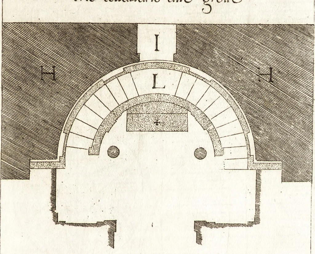 An illustration from Vita del cavaliere Gio. Lorenzo Bernino, scvltore, architetto, e pittore, 1682, leaf 140
