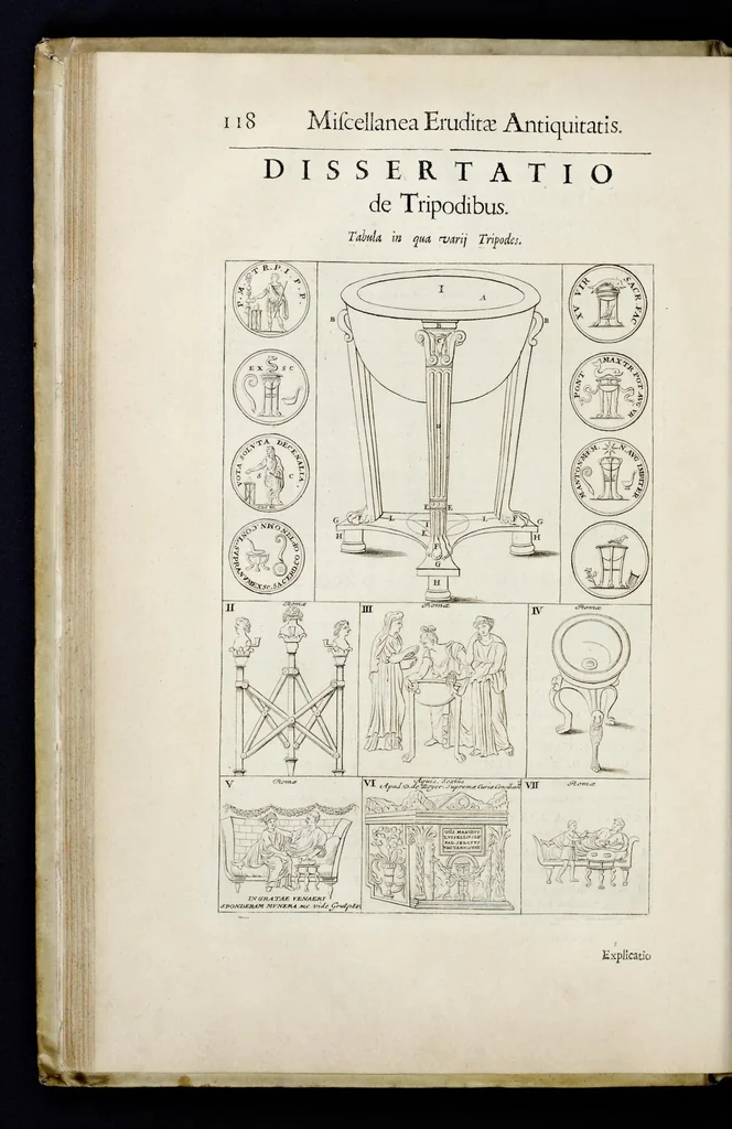 An illustration from Miscellanea eruditae antiquitatis : in quibus marmora, statuae, musiva, toreumata, gemmae, numismata, Grutero, Vrsino, Boissardo, Reinesio aliisque antiquorum monumentorum collectoribus ignota & hucusque inedita referuntur ac illustrantur, 1685, leaf 131