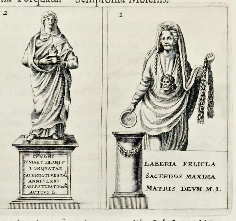 An illustration from Miscellanea eruditae antiquitatis : in quibus marmora, statuae, musiva, toreumata, gemmae, numismata, Grutero, Vrsino, Boissardo, Reinesio aliisque antiquorum monumentorum collectoribus ignota & hucusque inedita referuntur ac illustrantur, 1685, leaf 163