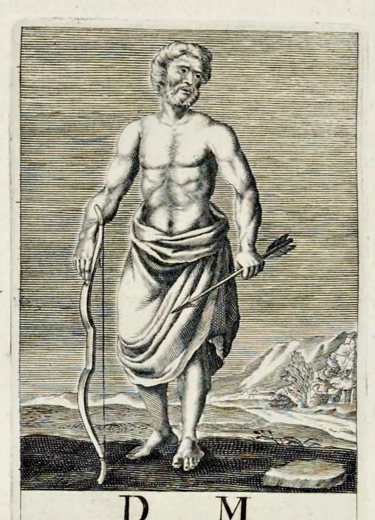 An illustration from Miscellanea eruditae antiquitatis : in quibus marmora, statuae, musiva, toreumata, gemmae, numismata, Grutero, Vrsino, Boissardo, Reinesio aliisque antiquorum monumentorum collectoribus ignota & hucusque inedita referuntur ac illustrantur, 1685, leaf 269