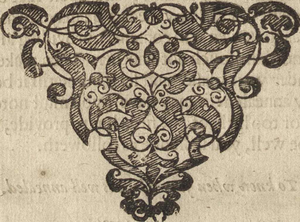 An illustration from The gentlemans exercise, or, An exquisite practise : as well for drawing all manner of beasts in their true portraitures, as also the making of all kinds of colors, to be used in limming, painting, tricking, and blazon of coates, and armes, with divers other most delightfull and pleasurable observations for all young gentlemen and others : as also serving for the necessary use and generall benefit of diuers trades-men and artificers ..., 1634, leaf 111