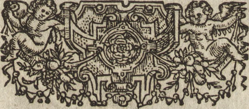 An illustration from The gentlemans exercise, or, An exquisite practise : as well for drawing all manner of beasts in their true portraitures, as also the making of all kinds of colors, to be used in limming, painting, tricking, and blazon of coates, and armes, with divers other most delightfull and pleasurable observations for all young gentlemen and others : as also serving for the necessary use and generall benefit of diuers trades-men and artificers ..., 1634, leaf 6