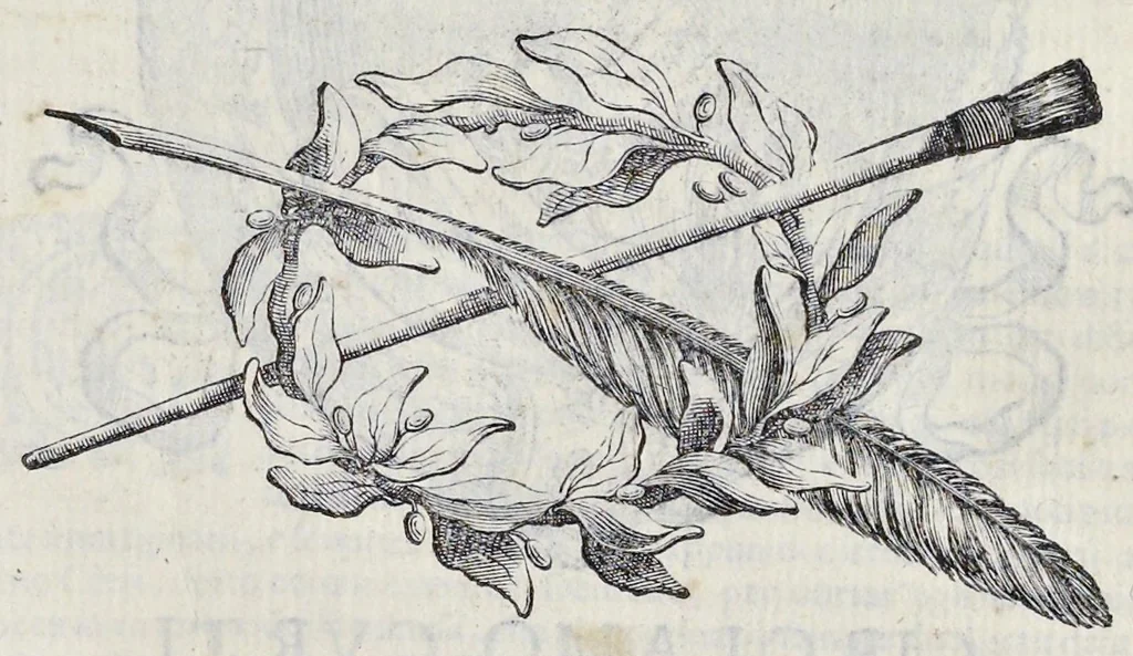 An illustration from Felsina pittrice: vite de pittori bolognesi : alla maesta christianissima di Luigi XIIII re di Francia e di Navarra il sempre vittorioso, 1678, leaf 162