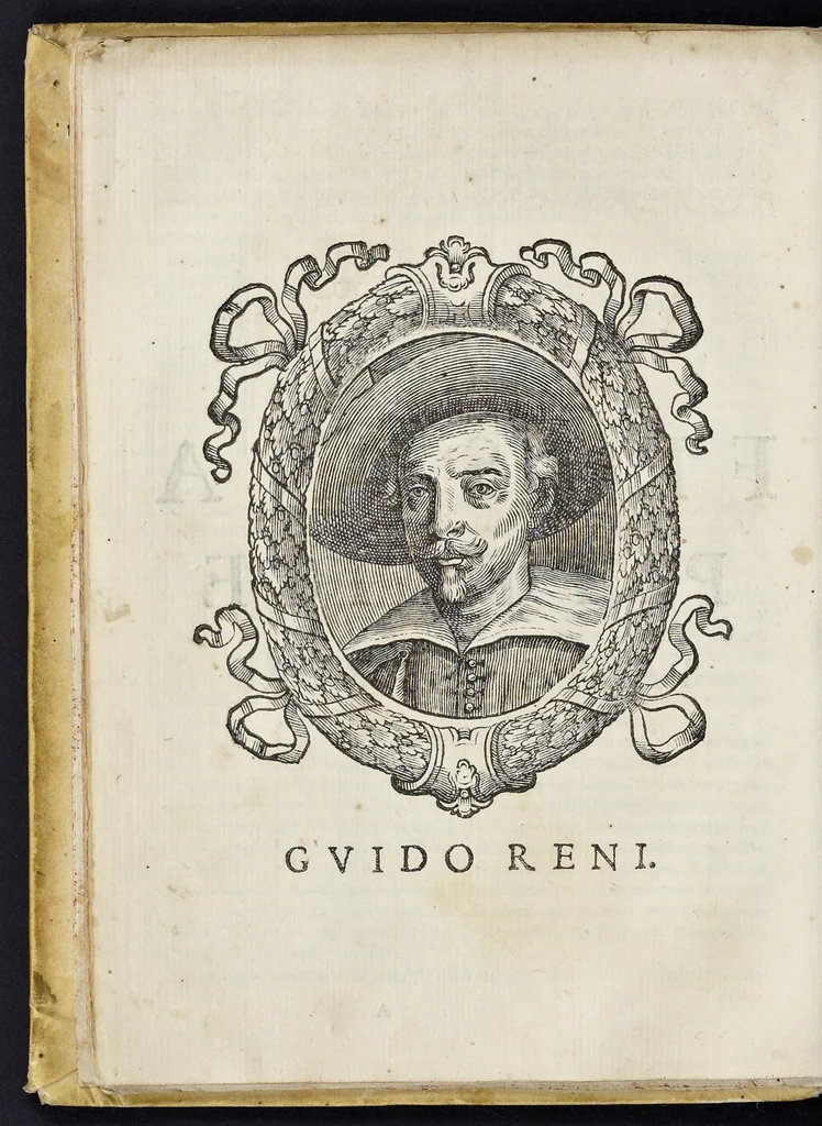 An illustration from Felsina pittrice: vite de pittori bolognesi : alla maesta christianissima di Luigi XIIII re di Francia e di Navarra il sempre vittorioso, 1678, leaf 23