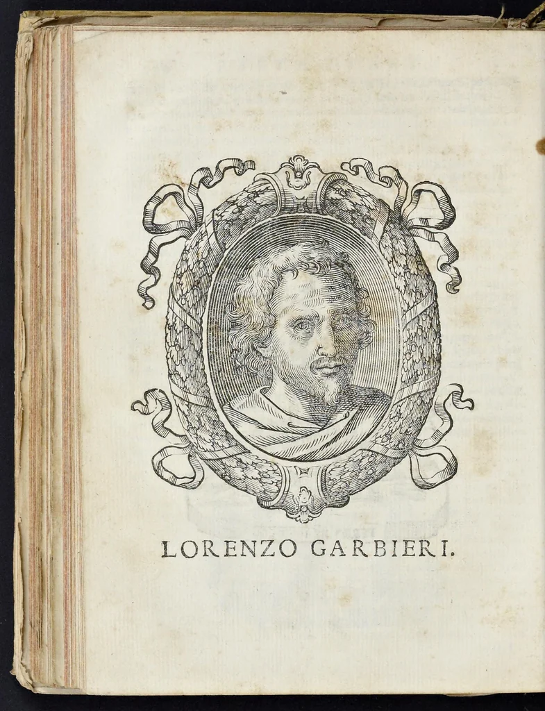 An illustration from Felsina pittrice: vite de pittori bolognesi : alla maesta christianissima di Luigi XIIII re di Francia e di Navarra il sempre vittorioso, 1678, leaf 303
