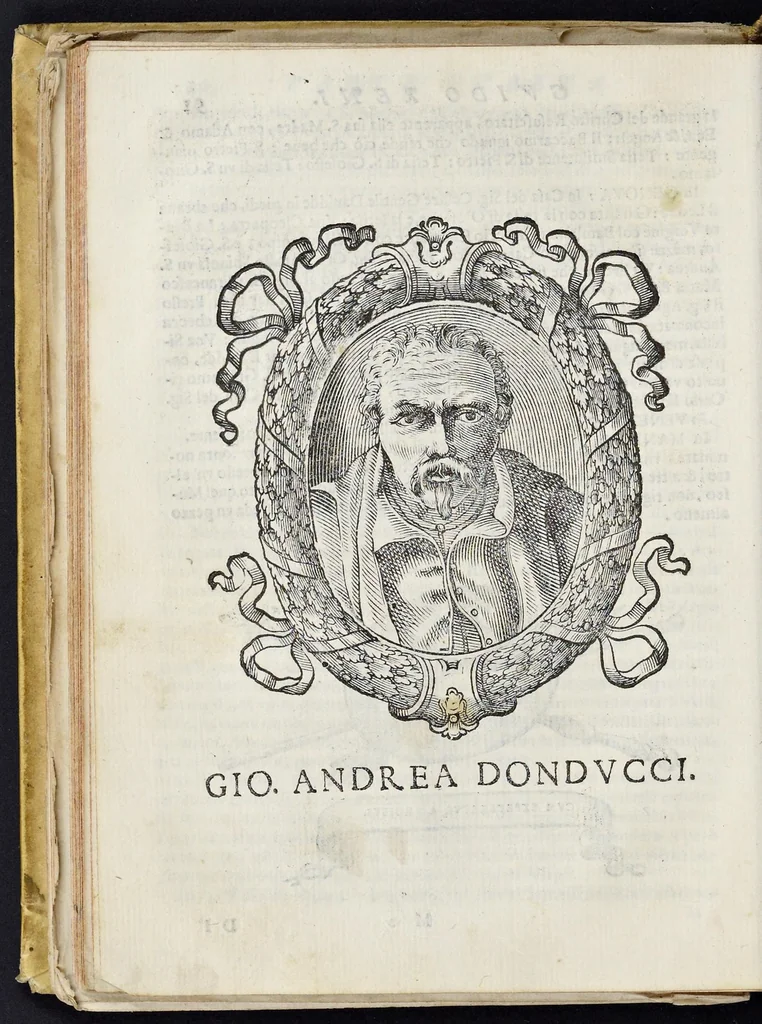 An illustration from Felsina pittrice: vite de pittori bolognesi : alla maesta christianissima di Luigi XIIII re di Francia e di Navarra il sempre vittorioso, 1678, leaf 99