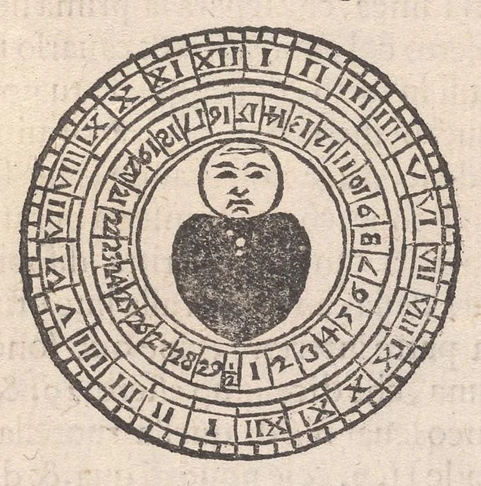 An illustration from Della fabrica & vso del novo horologio vniversale ad ogni latitvdine : nouo trattato diuiso in due parti, 1590, leaf 26