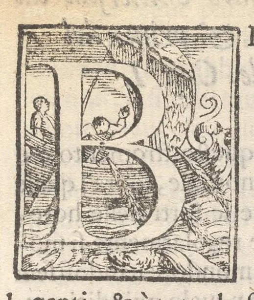 An illustration from Della fabrica & vso di vn novo stromento, fatto in quattro maniere per fare gli horologi solari ad ogni latitvdine : con tutte le sorti di hore, che si vsano, ilquale si può vsare per horologio ancora : nouo trattato diuiso in due parti, 1590, leaf 2